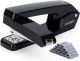 Deli Swing-Arm Swivel Stapler, 360 Degree Rotate Desktop Staplers,25 Sheet Capacity, Includes 1000 Staples, Black