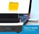 BISOFICE Counterfeit Bill Detector, Portable Money Counter Machine, Automatic Money Detection USD Euro by UV/MG/IR/Image/Paper/Quality/Size/Thickness, Suitable for Small Businesses Stores, Save Time