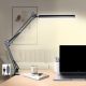 Danlinlee Adjustable Swing Arm Desk Lamp with Clamp, LED Desk Lamp,Dimmable Desk Light, 3 Colors 10 Brightness Adjustable Flexible Gooseneck, Architect Task Lamp for Home Office