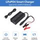 14.6V 20A Smart Battery Charger, LiFePO4 Battery Charger for 12V Lithium Battery, Perfect for LiFePO4 Battery Recharging, Support Fast Charging