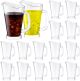Tioncy 16 Pcs Clear Plastic Drink Pitcher Bulk 34 oz, Water Pitcher with Handle Beverage Pitchers Beer Ice Pitcher Restaurant Serving Jug for Wedding Table Xmas Party Container