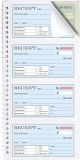 Rent Receipt Book with Cardboard Insert,2-Part Carbonless,5.32”x11.23” Spiral Bound