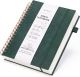 Lined Spiral Journal Notebook with 320 Pages, Hardcover Spiral Notebooks College Ruled, Large Work Notebook with Perforated Sheets, Lined Spiral Journaling for Writing, School, Office, 100 GSM, Green