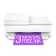 HP ENVY 6452e All-in-One Wireless Color Inkjet Printer with 3 Months Instant Ink Included with HP+